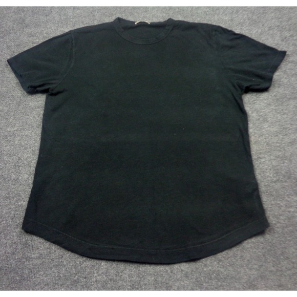 Buck Mason Shirt Mens M Slub Cotton Curved Hem Crewneck Tee Made USA - Picture 2 of 9